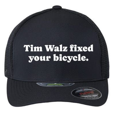 Tim Walz Fixed Your Bicycle Flexfit Unipanel Trucker Cap