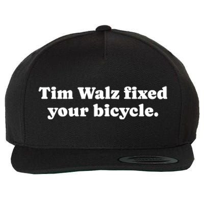 Tim Walz Fixed Your Bicycle Wool Snapback Cap