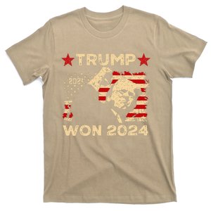 Trump Won Fist Pump Jd Vance 2024 Inaugration 47th President T-Shirt