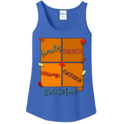 Thanksgiving Words Family Thankful Blessings Gather Meaningful Gift Ladies Essential Tank