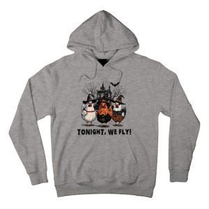 Tonight We Fly Funny Chicken Halloween Spooky Season Tall Hoodie