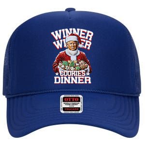 Trump Winner Funny Winner Trump Cookies Dinner Christmas High Crown Mesh Back Trucker Hat