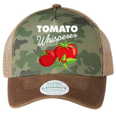 Tomato Whisperer Funny Vegan Farmer Garden Farm Lover Outfit Legacy Tie Dye Trucker Hat