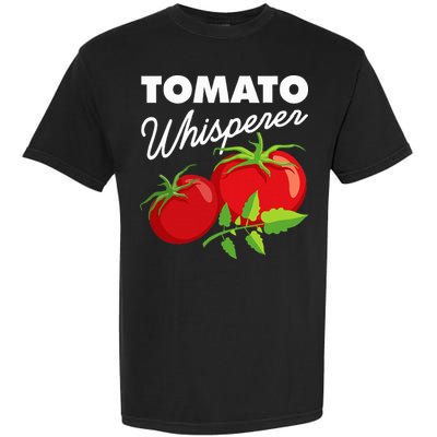 Tomato Whisperer Funny Vegan Farmer Garden Farm Lover Outfit Garment-Dyed Heavyweight T-Shirt