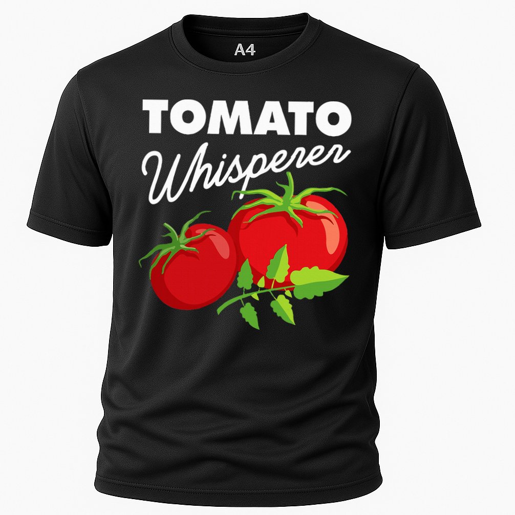 Tomato Whisperer Funny Vegan Farmer Garden Farm Lover Outfit Cooling Performance Crew T-Shirt