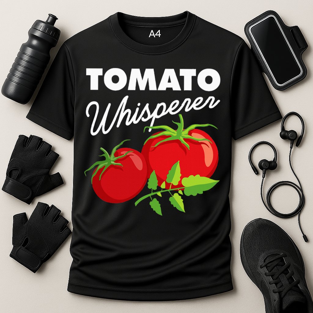 Tomato Whisperer Funny Vegan Farmer Garden Farm Lover Outfit Cooling Performance Crew T-Shirt