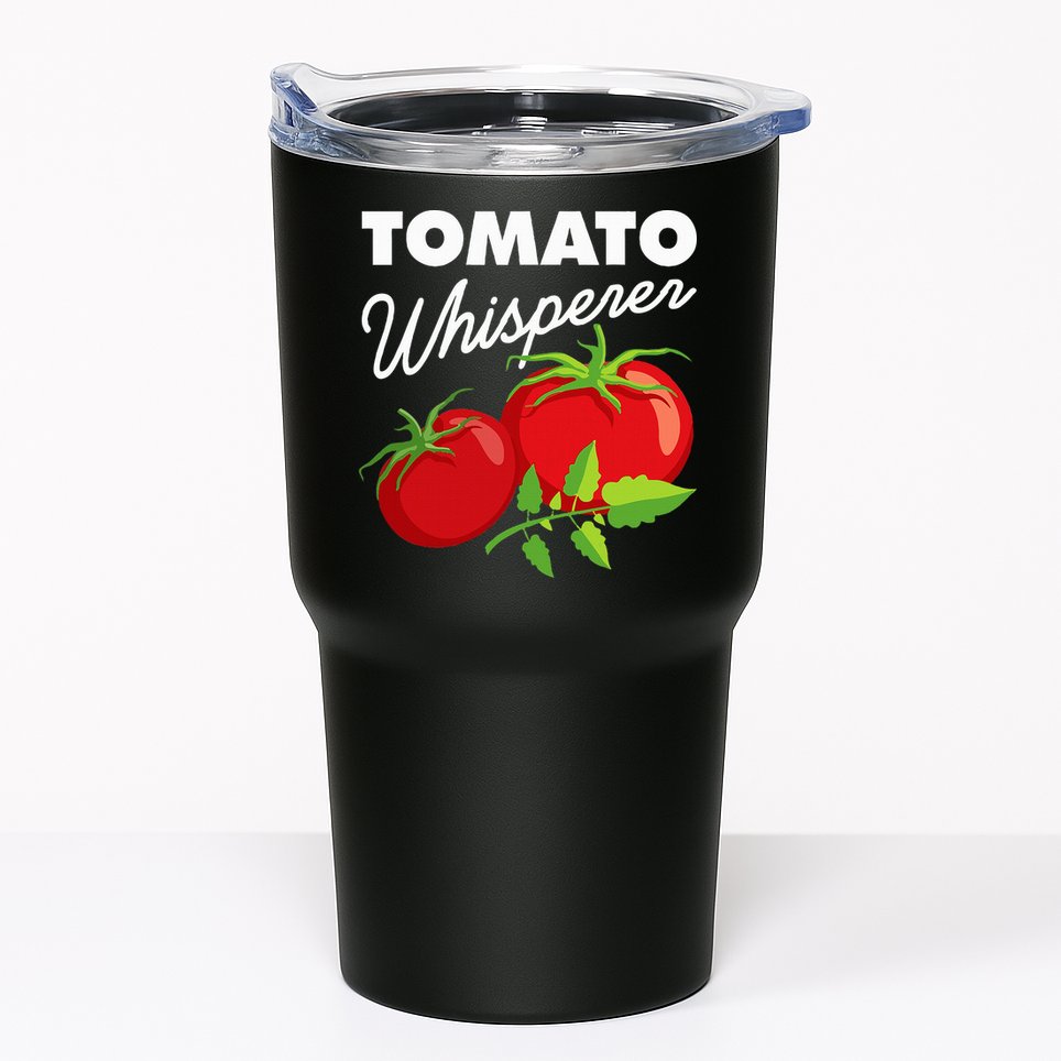 Tomato Whisperer Funny Vegan Farmer Garden Farm Lover Outfit Tumbler
