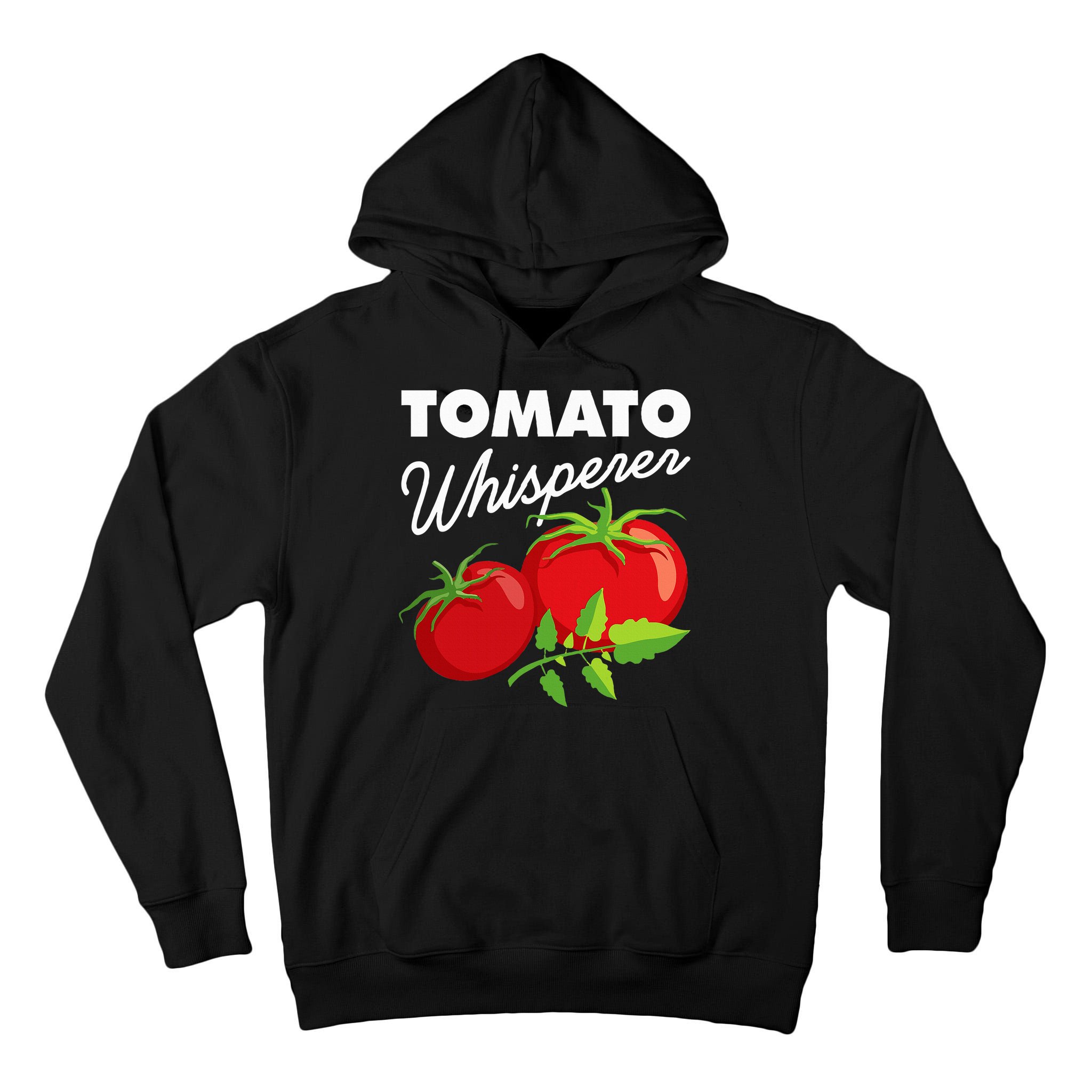 Tomato Whisperer Funny Vegan Farmer Garden Farm Lover Outfit Tall Hoodie