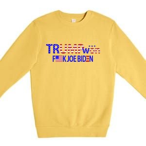 Trump Won F Joe Biden Premium Crewneck Sweatshirt