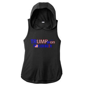 Trump Won F Joe Biden Ladies PosiCharge Tri-Blend Wicking Draft Hoodie Tank