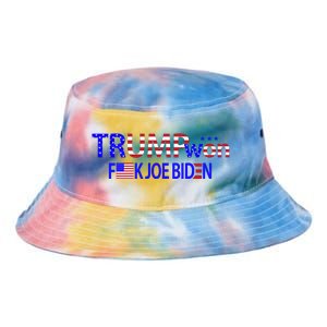 Trump Won F Joe Biden Tie Dye Newport Bucket Hat