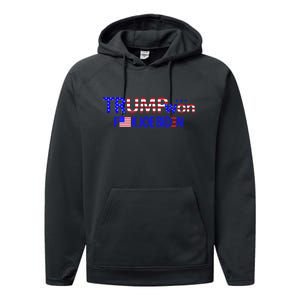 Trump Won F Joe Biden Performance Fleece Hoodie