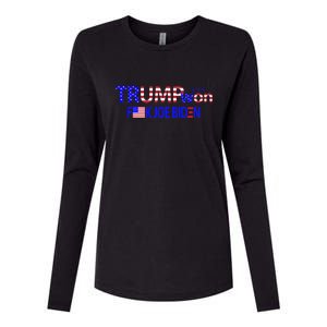 Trump Won F Joe Biden Womens Cotton Relaxed Long Sleeve T-Shirt