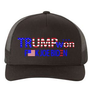 Trump Won F Joe Biden Yupoong Adult 5-Panel Trucker Hat