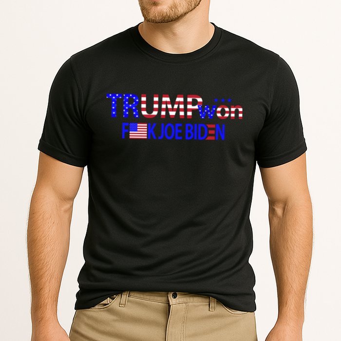 Trump Won F Joe Biden Cooling Performance Crew T-Shirt