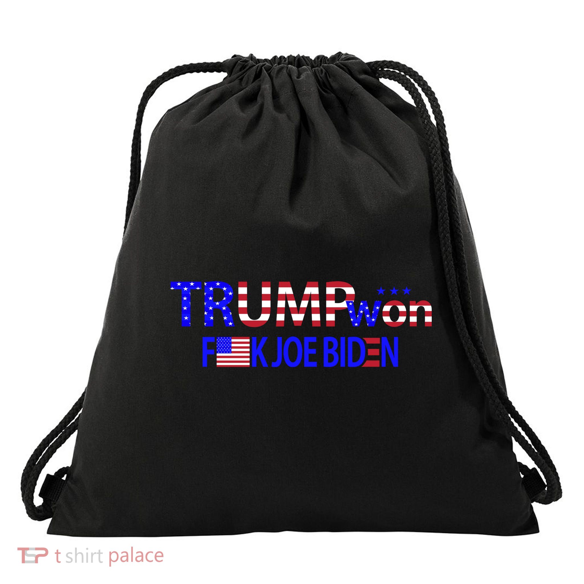 Trump Won F Joe Biden Drawstring Bag