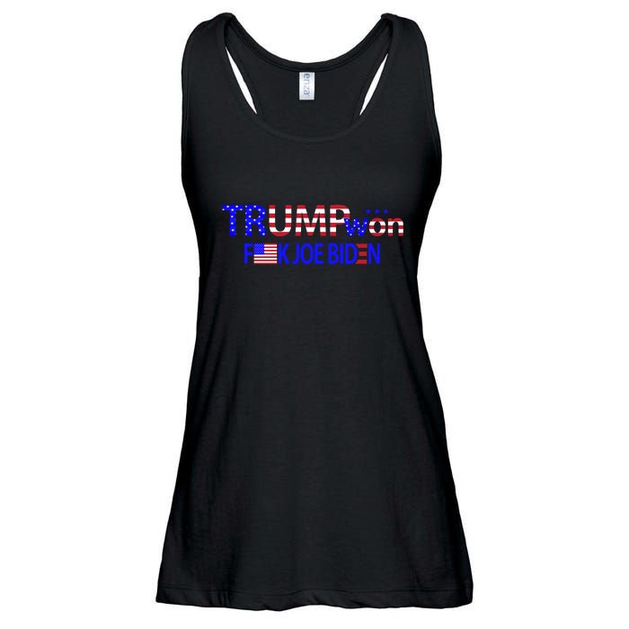 Trump Won F Joe Biden Ladies Essential Flowy Tank