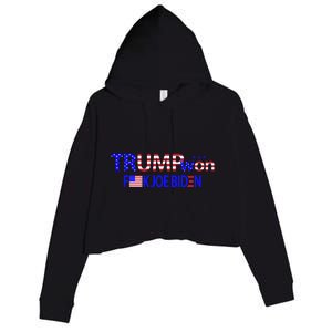 Trump Won F Joe Biden Crop Fleece Hoodie