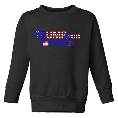 Trump Won F Joe Biden Toddler Sweatshirt
