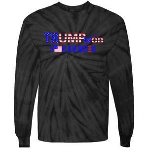 Trump Won F Joe Biden Tie-Dye Long Sleeve Shirt