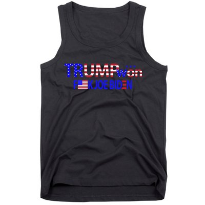 Trump Won F Joe Biden Tank Top
