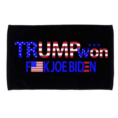 Trump Won F Joe Biden Microfiber Hand Towel