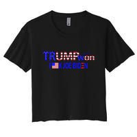 Trump Won F Joe Biden Women's Crop Top Tee