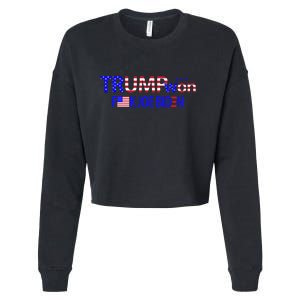 Trump Won F Joe Biden Cropped Pullover Crew