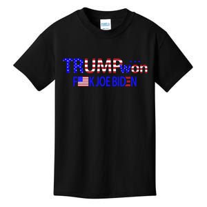 Trump Won F Joe Biden Kids T-Shirt