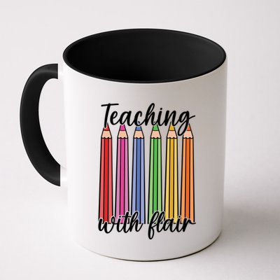 Teaching With Flair Colorful Pencil School Mug