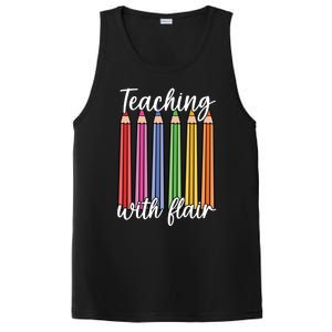 Teaching With Flair Colorful Pencil School PosiCharge Competitor Tank