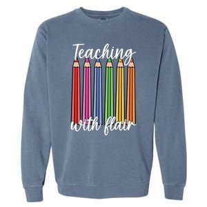 Teaching With Flair Colorful Pencil School Garment-Dyed Sweatshirt