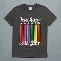 Teaching With Flair Colorful Pencil School T-Shirt