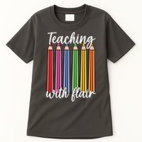 Teaching With Flair Colorful Pencil School Tall T-Shirt
