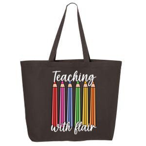 Teaching With Flair Colorful Pencil School 25L Jumbo Tote