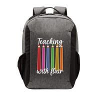 Teaching With Flair Colorful Pencil School Vector Backpack