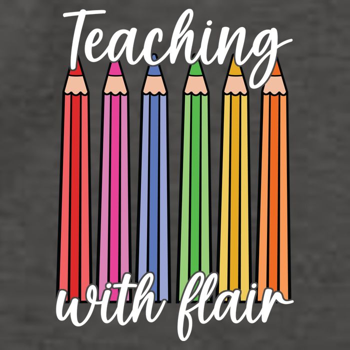 Teaching With Flair Colorful Pencil School Vector Backpack