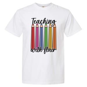 Teaching With Flair Colorful Pencil School Garment-Dyed Heavyweight T-Shirt