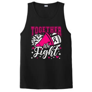 Together We Fight Breast Cancer Awareness Pink Ribbon PosiCharge Competitor Tank