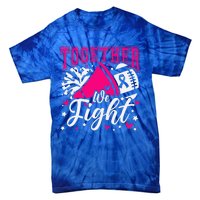 Together We Fight Breast Cancer Awareness Pink Ribbon Tie-Dye T-Shirt