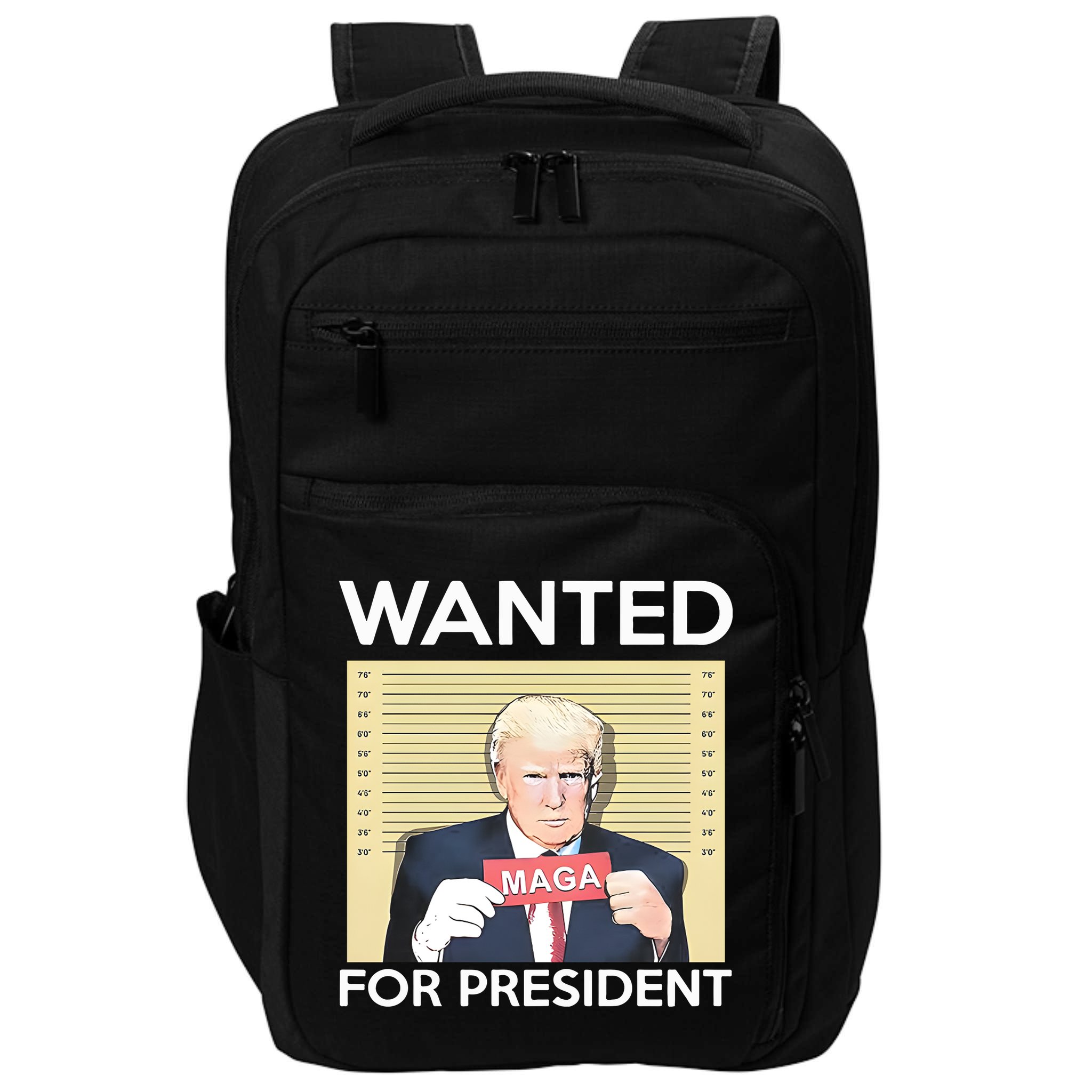 Trump Wanted For President Impact Tech Backpack