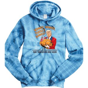 Trump Winner Funny Winner Turkey Dinner Thanksgiving Tie Dye Hoodie