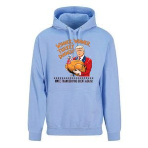 Trump Winner Funny Winner Turkey Dinner Thanksgiving Unisex Surf Hoodie