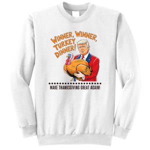 Trump Winner Funny Winner Turkey Dinner Thanksgiving Sweatshirt