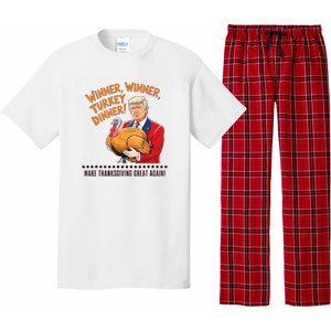 Trump Winner Funny Winner Turkey Dinner Thanksgiving Pajama Set