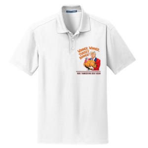 Trump Winner Funny Winner Turkey Dinner Thanksgiving Dry Zone Grid Polo