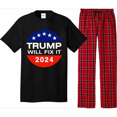 Trump Will Fix It Trump Vance 2024 Election Will Fix It Pajama Set