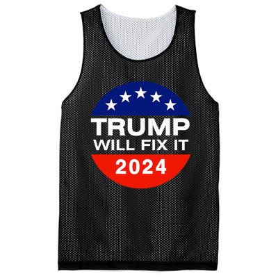 Trump Will Fix It Trump Vance 2024 Election Will Fix It Mesh Reversible Basketball Jersey Tank