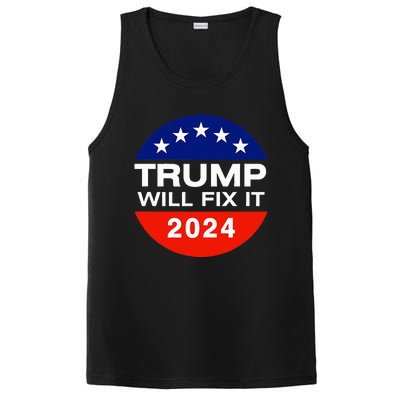 Trump Will Fix It Trump Vance 2024 Election Will Fix It PosiCharge Competitor Tank