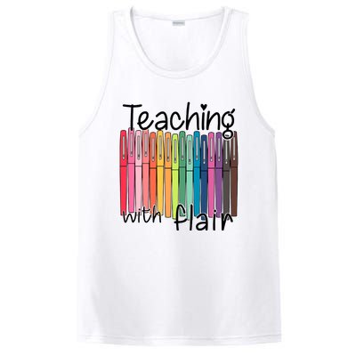 Teaching With Flair Mug Back To School First Day Of School Funny Teacher PosiCharge Competitor Tank